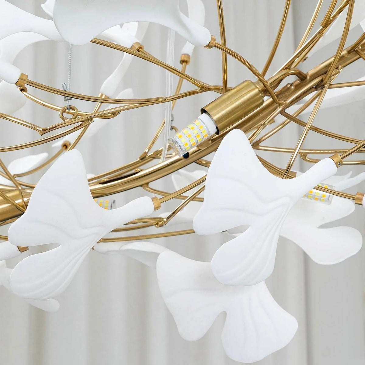 Metr Lustre de Luxe en Céramique pour Salon en Forme d’Arc en U