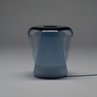 Aurnoril Lampe de Table en Verre Fumé
