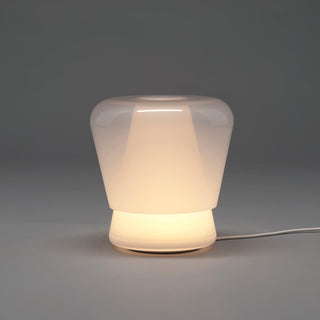 Aurnoril Lampe de Table en Verre Fumé