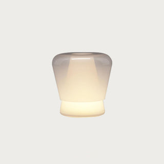 Aurnoril Lampe de Table en Verre Fumé