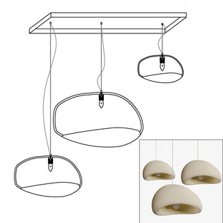 Lustra Lustre Combinaison Rugueuse Wabi-Sabi