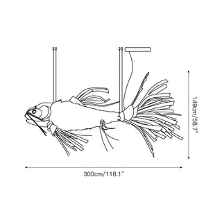 Ivsolara Lustre Métal Bois Créativité Individuelle