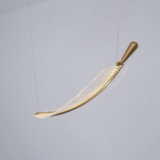 Lustra Lustre Leaf Acrylic Gold Elegant Modern