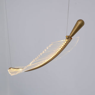 Lustra Lustre Leaf Acrylic Gold Elegant Modern