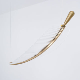 Lustra Lustre Leaf Acrylic Gold Elegant Modern