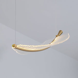 Lustra Lustre Leaf Acrylic Gold Elegant Modern