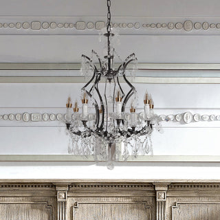 Silva Lustre décoratif Moderne, Métal/Cristal,  Rouille, Salon