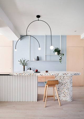 Lustra Lustre Mobile Noir Minimaliste-Luire