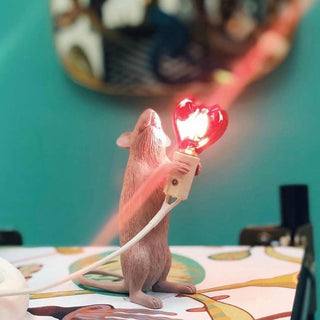 Kalinix Lampe de Table Résine Fantaisie