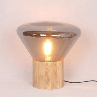 Sylirella Minimaliste Lampe de Table Bois