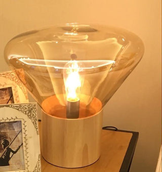Sylirella Minimaliste Lampe de Table Bois