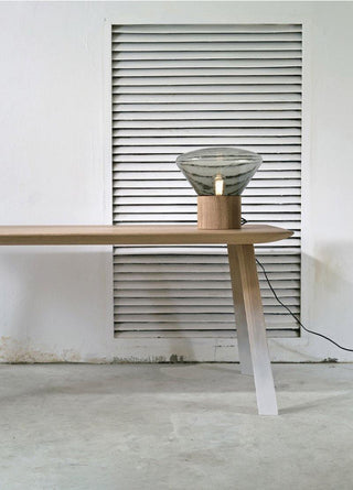 Sylirella Minimaliste Lampe de Table Bois