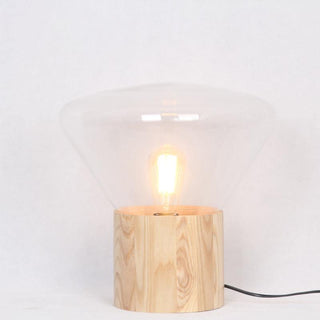 Sylirella Minimaliste Lampe de Table Bois