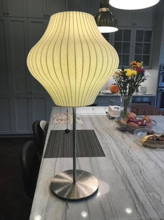 Solisive Lampe de Table en Métal d'Art