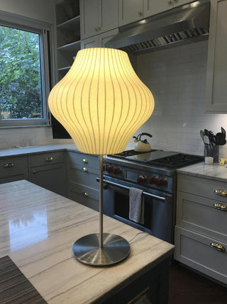 Solisive Lampe de Table en Métal d'Art