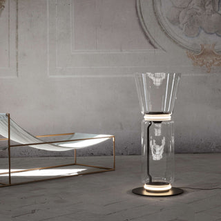 Cyrilys Lampadaire en Bambou Et Verre