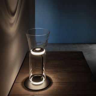 Cyrilys Lampadaire en Bambou Et Verre