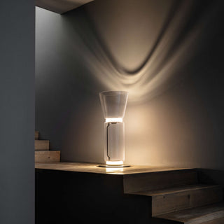 Cyrilys Lampadaire en Bambou Et Verre