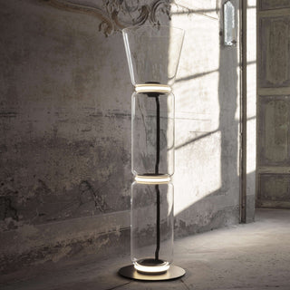 Cyrilys Lampadaire en Bambou Et Verre