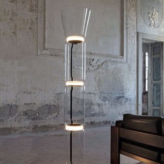 Cyrilys Lampadaire en Bambou Et Verre