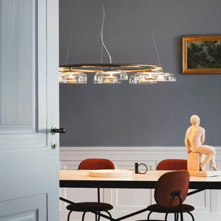Aethera Lustre circulaire en verre