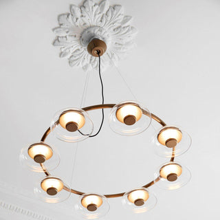 Aethera Lustre circulaire en verre