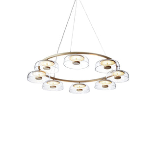 Aethera Lustre circulaire en verre