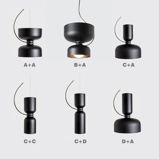Valentina Designer Suspension Metal Salon Chambre à Coucher