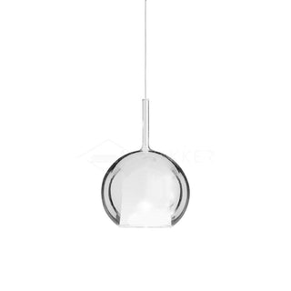 Lustra Suspension en Verre Fumé Rond
