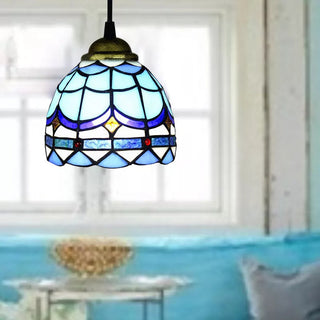 Tiffany Rétro LED Suspension Métal Verre Salle À Manger/Salon