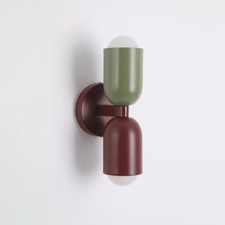 Zareno Applique Murale Cylindre Scandinave Métal Coloré Salon-Luire