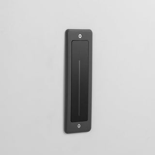Ray Éclairage Escalier Extérieur Rectangulaire Moderne, Métal/Verre, Noir, Escalier