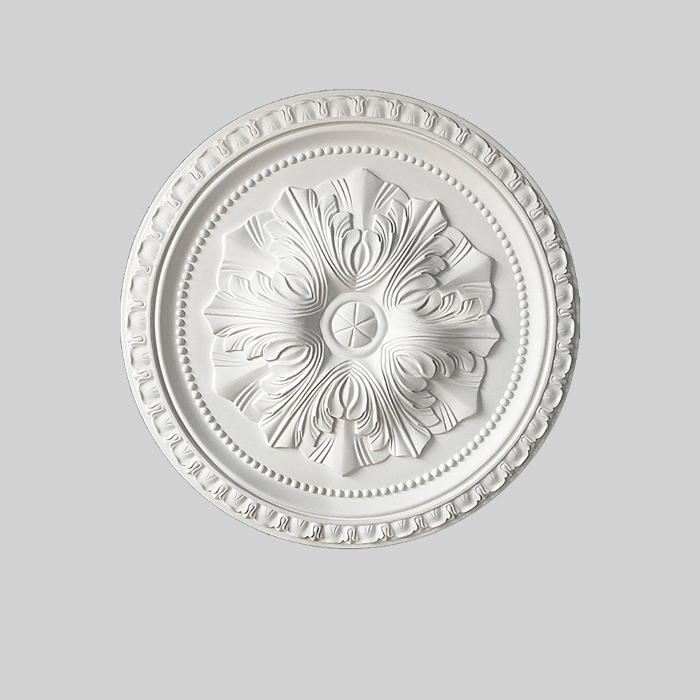 Ray Plaque de Plafond en Plâtre Vintage de style français, Accessoires d'éclairage, 4 Style
