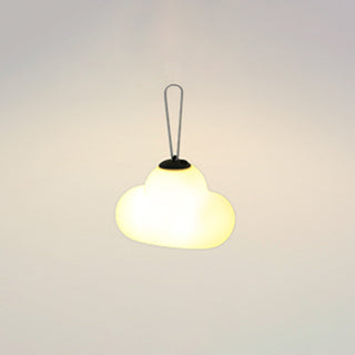 Aria Suspension Extérieure Nuage Moderne, Métal/Acrylique, Blanc, Jardin