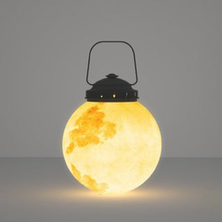 Aria Suspension Extérieure Globe Moderne, Métal/Résine, Or, Jardin