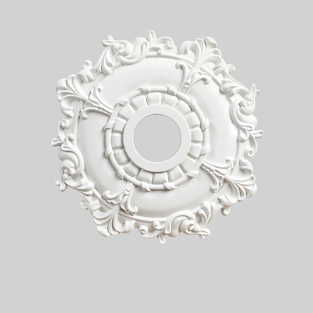 Ray Plaque de Plafond en Plâtre Vintage de style français, Accessoires d'éclairage, 4 Style