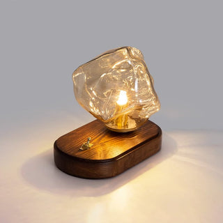 Maris Lampe de Table en Bois d'Art