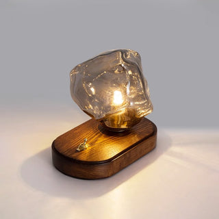 Maris Lampe de Table en Bois d'Art