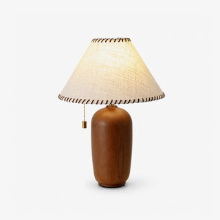 Olera Wood Table Lamp-Neutral Decor