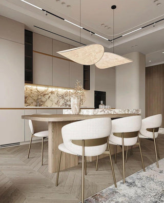 Vela Lampe Suspendue Minimaliste en Soie