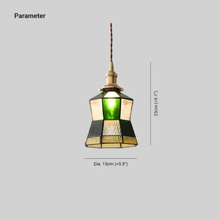 Tiffany Vintage Créatif Suspension Verre Salon/Chambre À Coucher