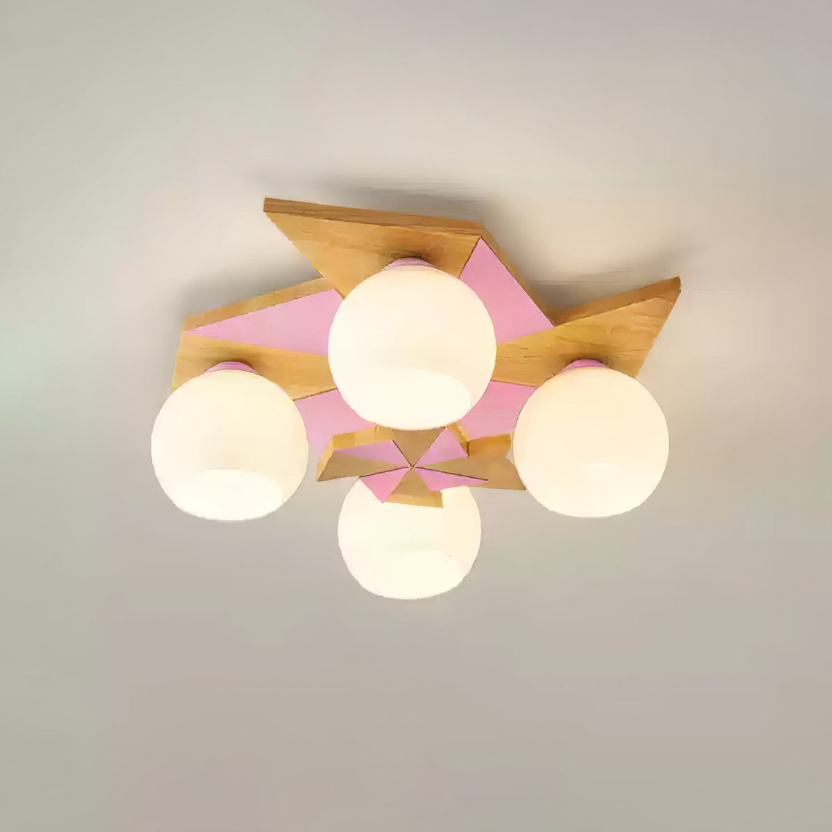 Ewooda Wooden Ceiling Lamp-Neutral Decor