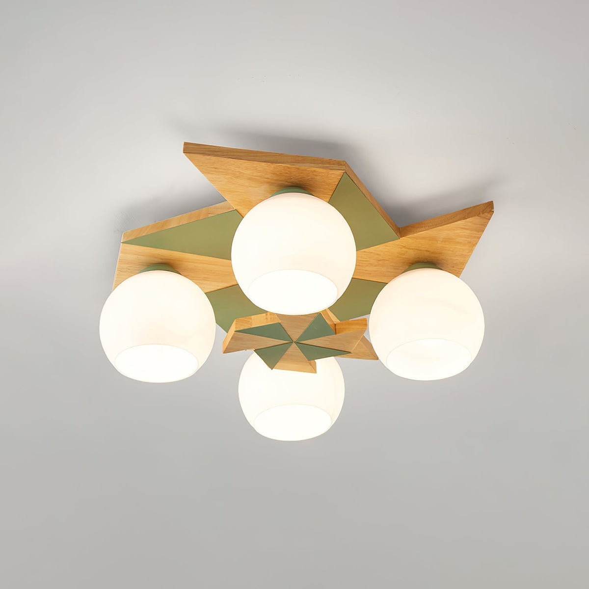 Ewooda Wooden Ceiling Lamp-Neutral Decor