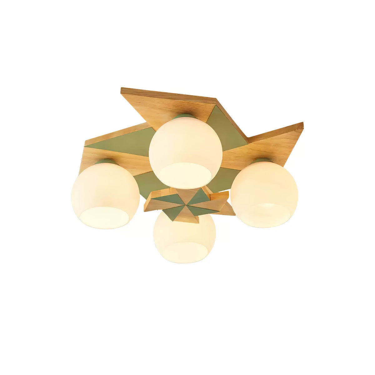 Ewooda Wooden Ceiling Lamp-Neutral Decor