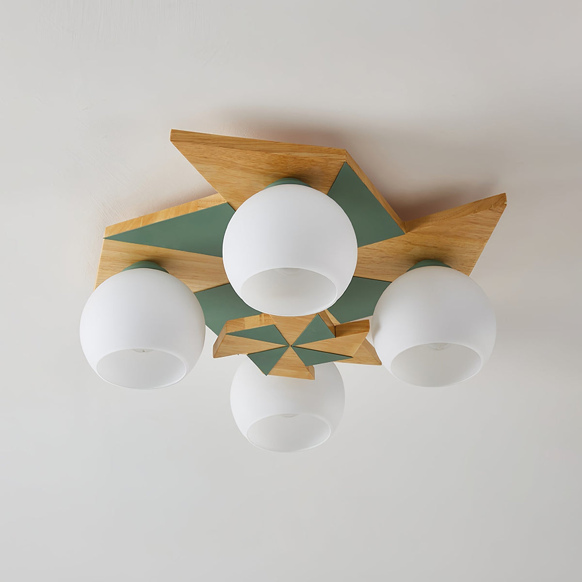 Ewooda Wooden Ceiling Lamp-Neutral Decor